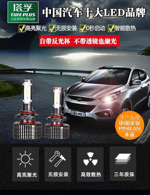 汽车led前大灯多少钱