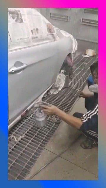 汽车厂喷漆多少