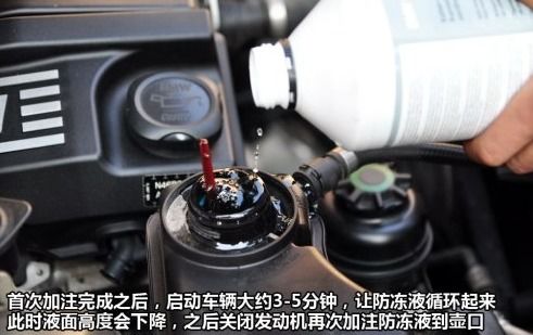 汽车防冻液加多少