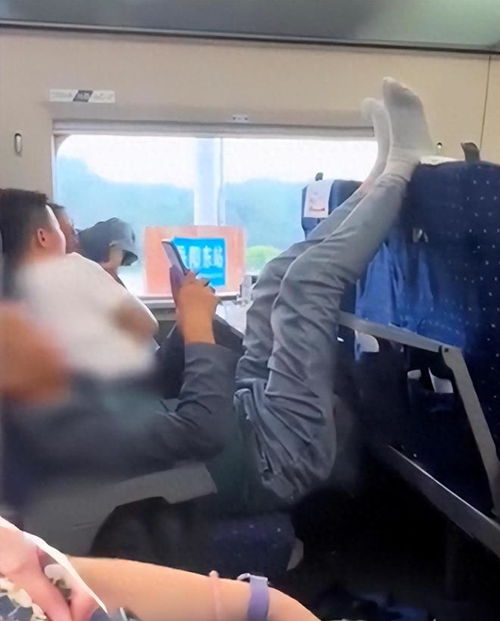 男子高铁上脱鞋还打劝阻者被行拘