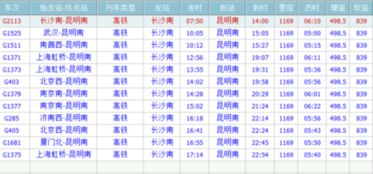 长沙到昆明汽车票多少
