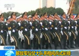 解放军仪仗司礼大队亮相越南
